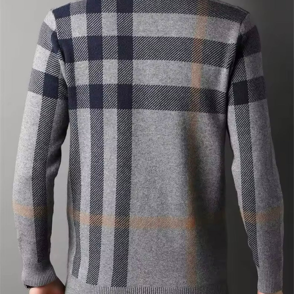 Regal Check Sweater